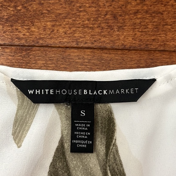White House Black Market Floral Adjustable Strap Top Size S - Picture 5 of 10